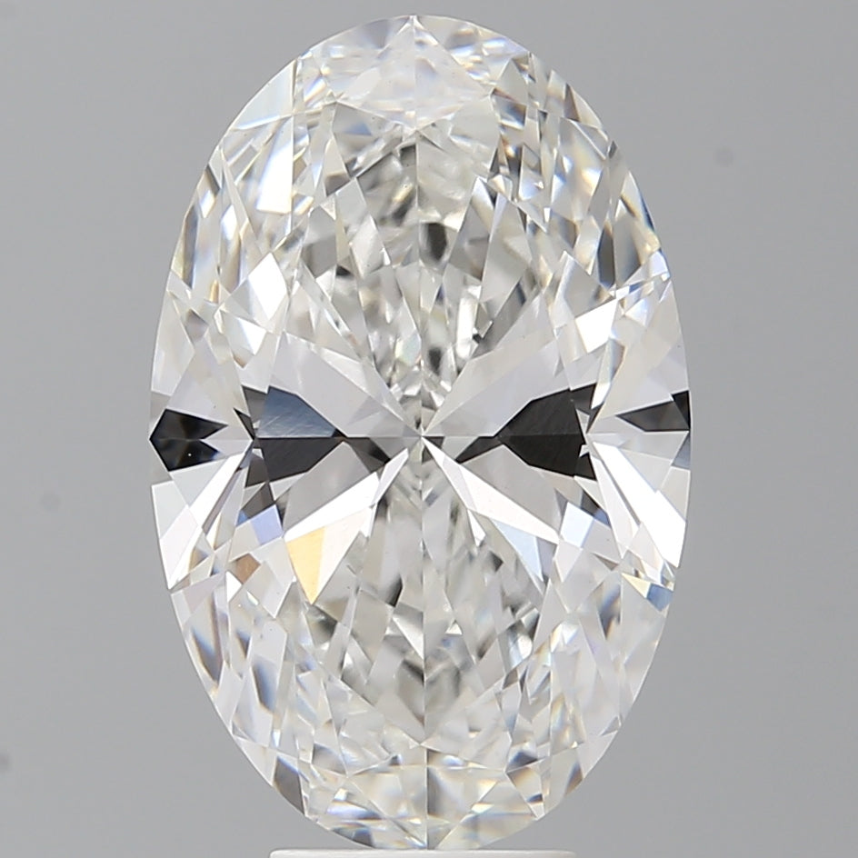 6.57 Carat Oval Shaped, Ideal Cut, E Color, VVS2 Clarity, IGI Certified Lab Grown Diamond