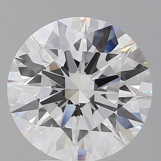 4.03 Carat Round Shaped, Ideal Cut, E Color, VVS2 Clarity, IGI Certified Lab Grown Diamond