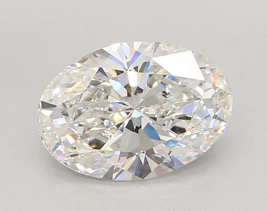 2.47 Carat Oval Shaped, Ideal Cut, E Color, VVS2 Clarity, IGI Certified Lab Grown Diamond
