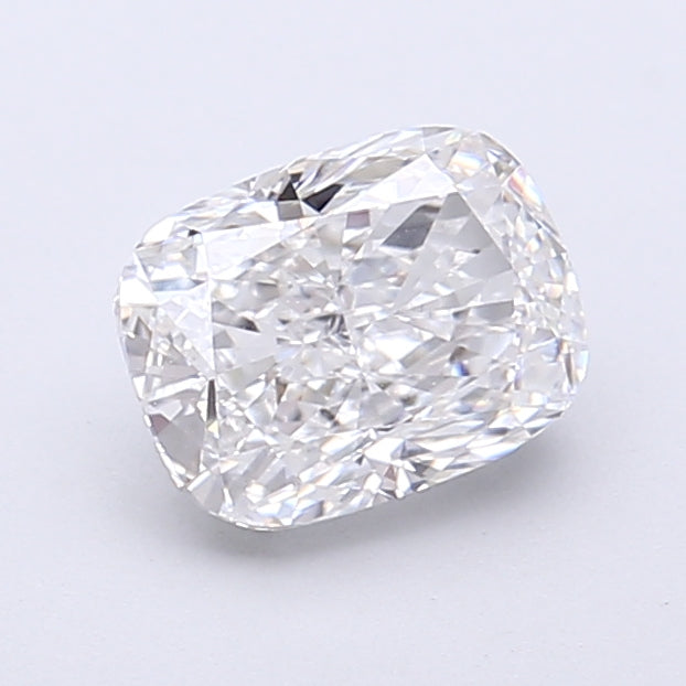 1.37 Carat Cushion Shaped, Very Good Cut, D Color, VVS2 Clarity, IGI Certified Lab Grown Diamond