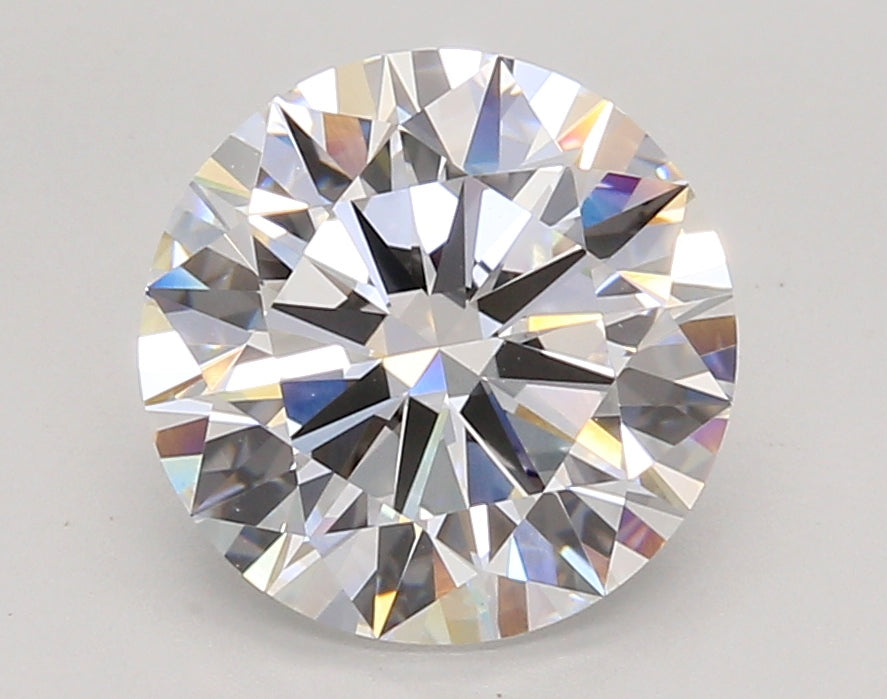 3.00 Carat Round Shaped, Very Good Cut, D Color, VVS2 Clarity, IGI Certified Lab Grown Diamond