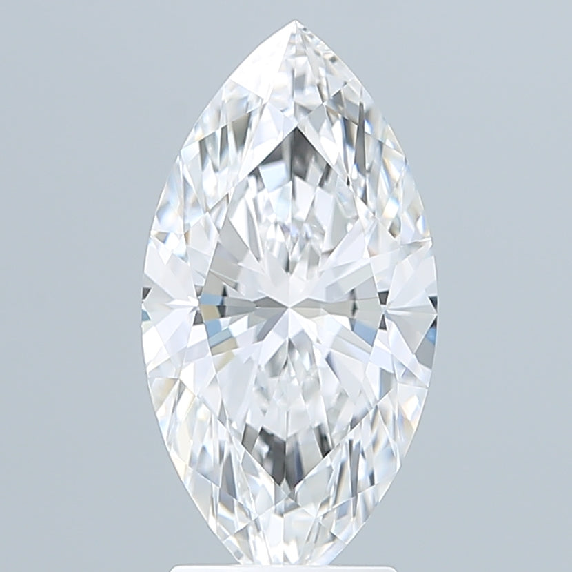 3.10 Carat Marquise Shaped, Ideal Cut, E Color, VVS2 Clarity, IGI Certified Lab Grown Diamond