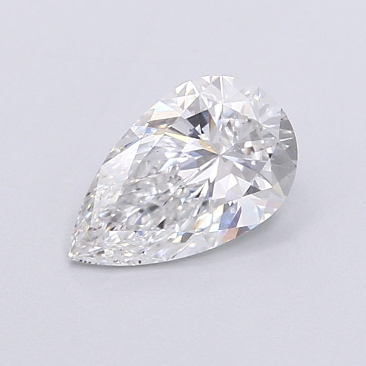 0.90 Carat Pear Shaped, Very Good Cut, E Color, VS2 Clarity, IGI Certified Lab Grown Diamond