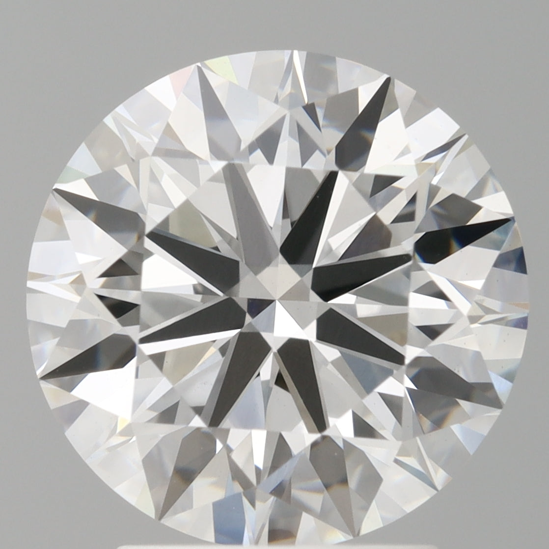 3.02 Carat Round Shaped, Ideal Cut, F Color, VVS2 Clarity, IGI Certified Lab Grown Diamond