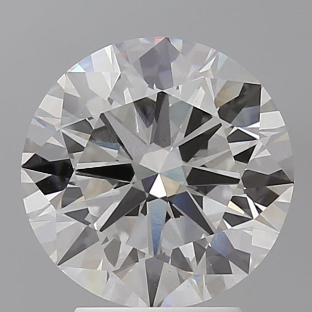 3.50 Carat Round Shaped, Excellent Cut, E Color, VS1 Clarity, IGI Certified Lab Grown Diamond