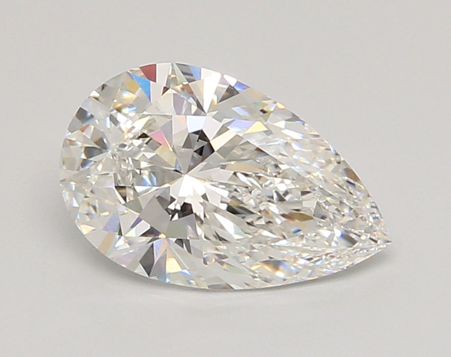 2.06 Carat Pear Shaped, Ideal Cut, E Color, VVS1 Clarity, IGI Certified Lab Grown Diamond