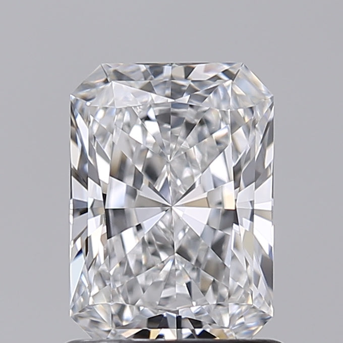 1.02 Carat Radiant Shaped, Ideal Cut, D Color, VVS2 Clarity, IGI Certified Lab Grown Diamond
