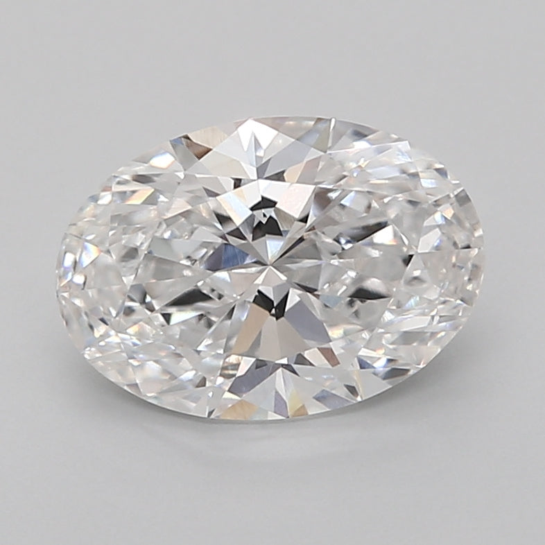 2.50 Carat Oval Shaped, Ideal Cut, E Color, VVS2 Clarity, IGI Certified Lab Grown Diamond