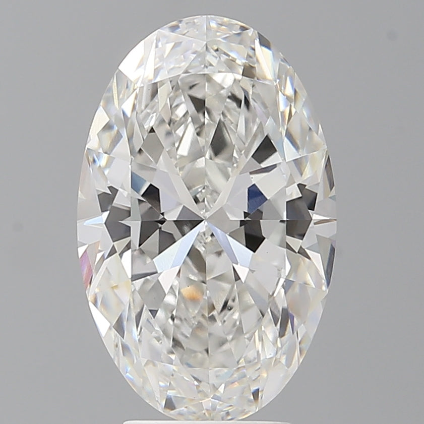 4.55 Carat Oval Shaped, Ideal Cut, F Color, VVS2 Clarity, IGI Certified Lab Grown Diamond