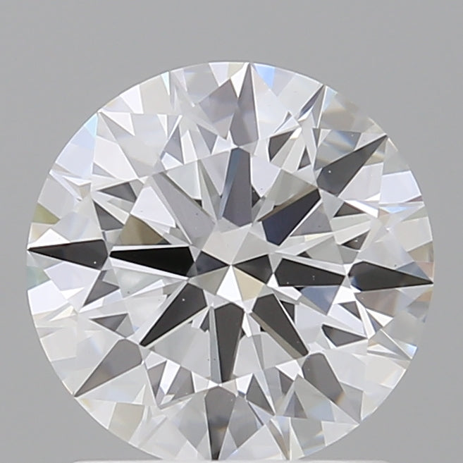 1.53 Carat Round Shaped, Ideal Cut, D Color, VVS2 Clarity, IGI Certified Lab Grown Diamond