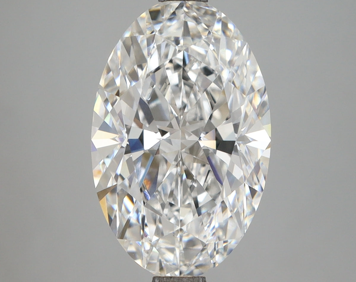 4.30 Carat Oval Shaped, Ideal Cut, D Color, VVS2 Clarity, IGI Certified Lab Grown Diamond