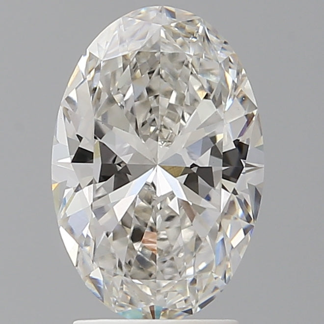 2.60 Carat Oval Shaped, Ideal Cut, G Color, VVS2 Clarity, IGI Certified Lab Grown Diamond