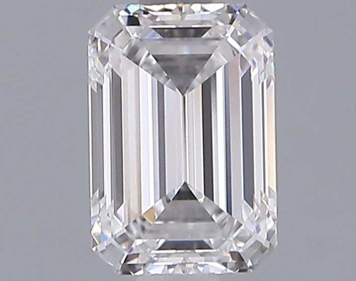 1.52 Carat Emerald Shaped, Ideal Cut, D Color, VVS2 Clarity, IGI Certified Lab Grown Diamond