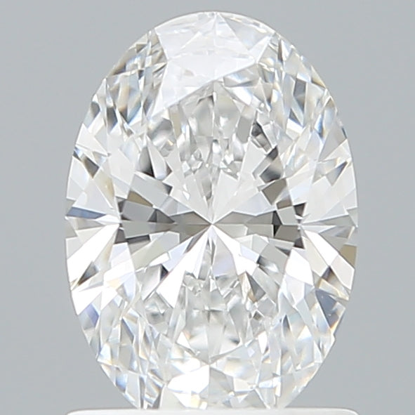 1.09 Carat Oval Shaped, Ideal Cut, D Color, VVS2 Clarity, IGI Certified Lab Grown Diamond