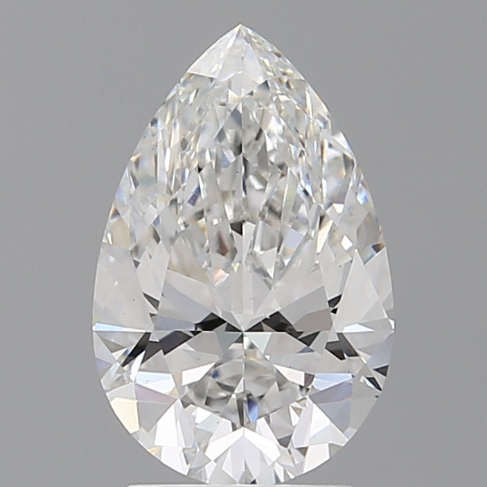 2.59 Carat Pear Shaped, Ideal Cut, E Color, VS1 Clarity, IGI Certified Lab Grown Diamond