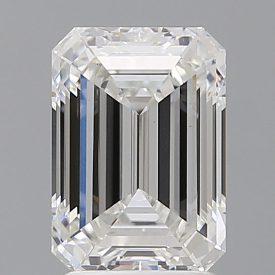 2.43 Carat Emerald Shaped, Ideal Cut, E Color, VS1 Clarity, IGI Certified Lab Grown Diamond