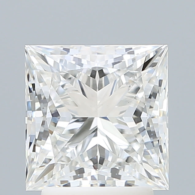 2.80 Carat Princess Shaped, Ideal Cut, E Color, VS1 Clarity, IGI Certified Lab Grown Diamond