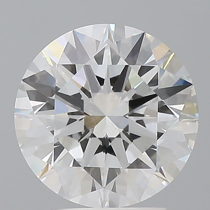 3.03 Carat Round Shaped, Excellent Cut, E Color, VVS2 Clarity, IGI Certified Lab Grown Diamond