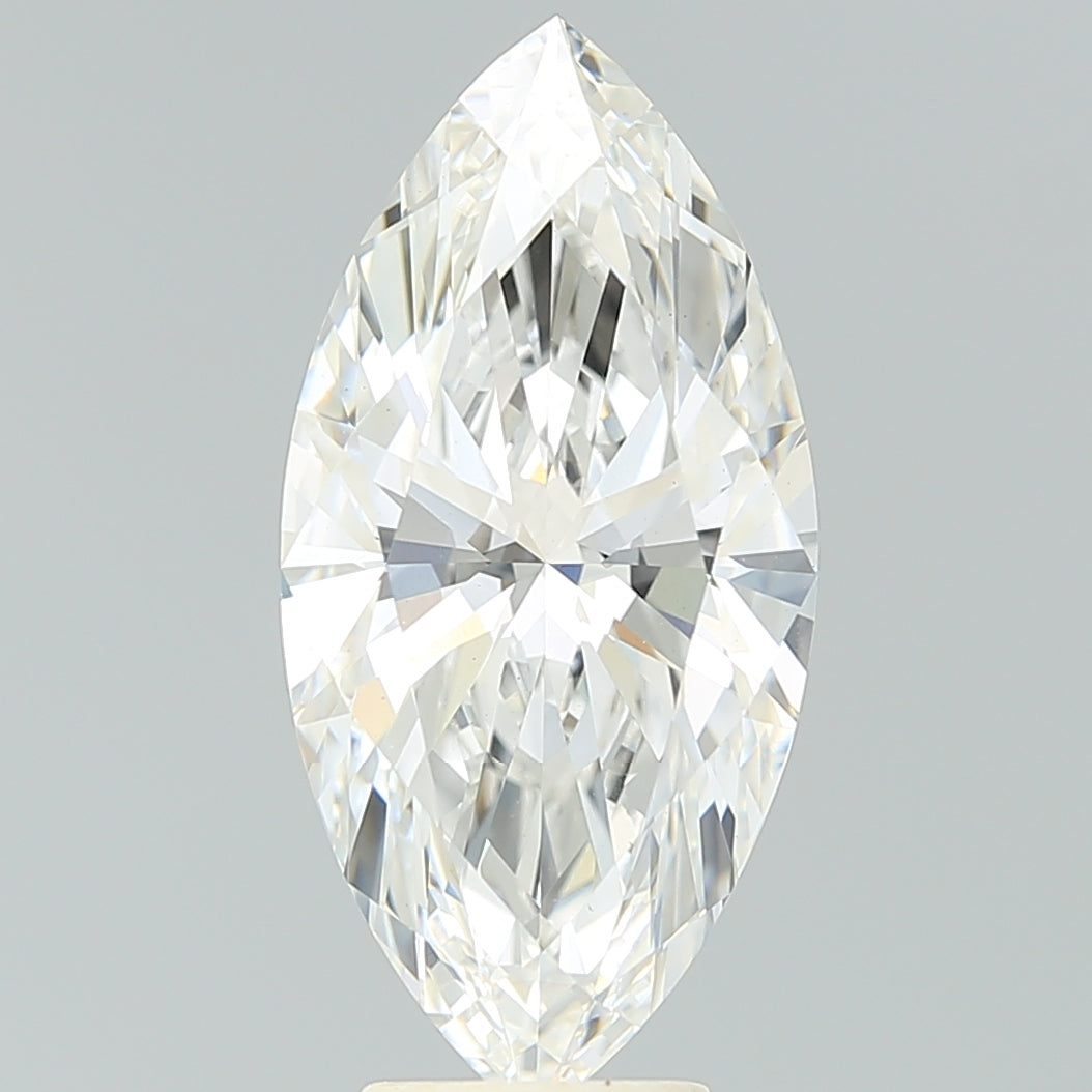 5.59 Carat Marquise Shaped, Ideal Cut, F Color, VS1 Clarity, IGI Certified Lab Grown Diamond