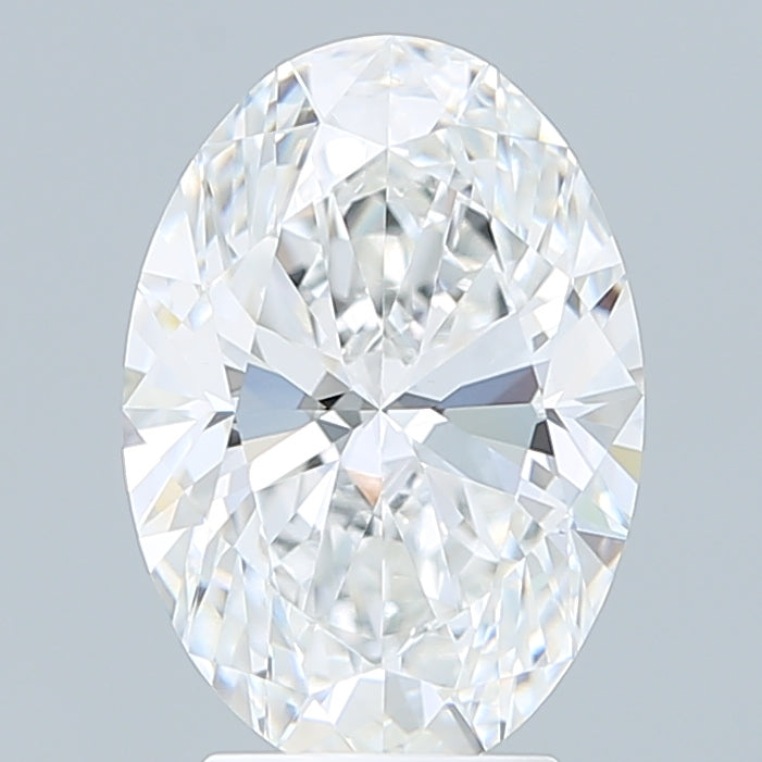 3.71 Carat Oval Shaped, Ideal Cut, E Color, VVS2 Clarity, IGI Certified Lab Grown Diamond