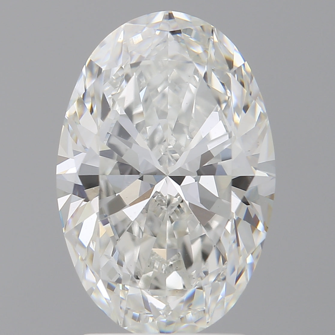 3.08 Carat Oval Shaped, Ideal Cut, F Color, VVS2 Clarity, IGI Certified Lab Grown Diamond