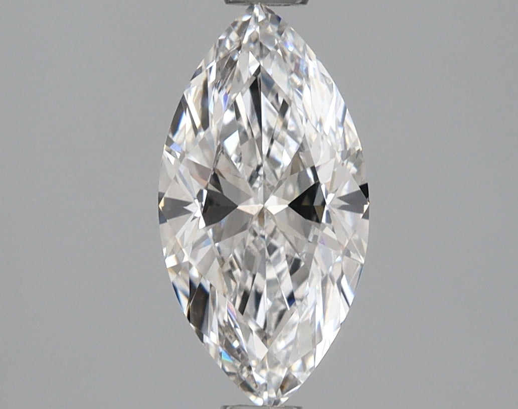 1.08 Carat Marquise Shaped, Ideal Cut, D Color, VVS2 Clarity, IGI Certified Lab Grown Diamond