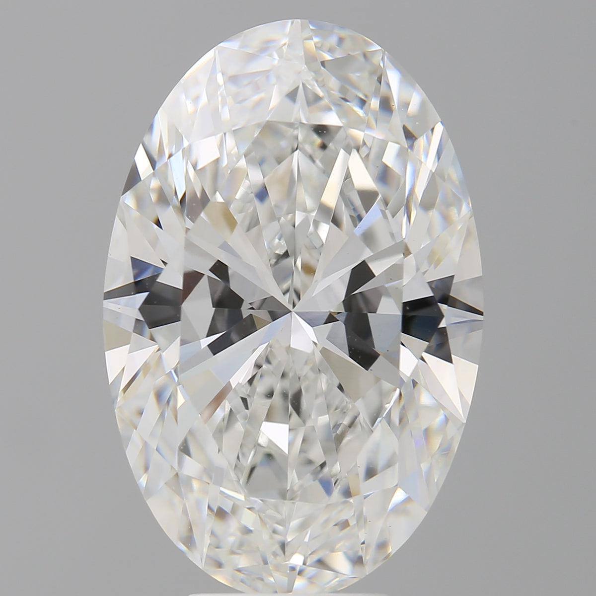 8.01 Carat Oval Shaped, Ideal Cut, F Color, VVS2 Clarity, IGI Certified Lab Grown Diamond