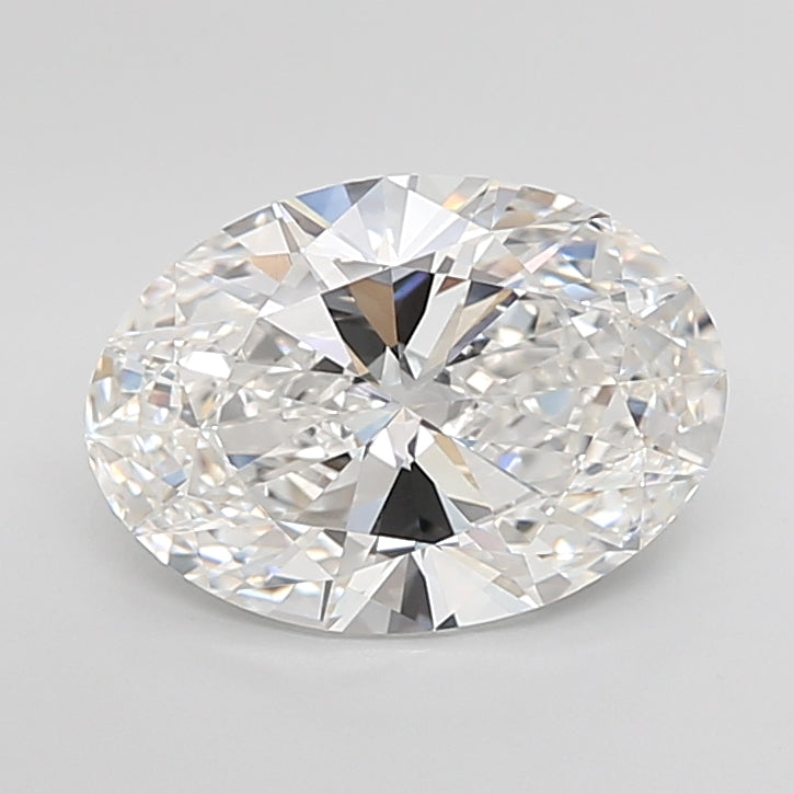 4.02 Carat Oval Shaped, Ideal Cut, E Color, VVS2 Clarity, IGI Certified Lab Grown Diamond