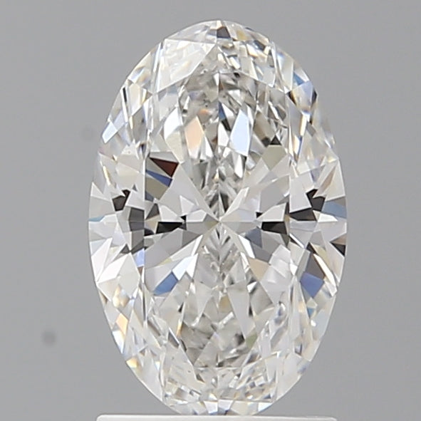 1.58 Carat Oval Shaped, Ideal Cut, F Color, VVS2 Clarity, IGI Certified Lab Grown Diamond