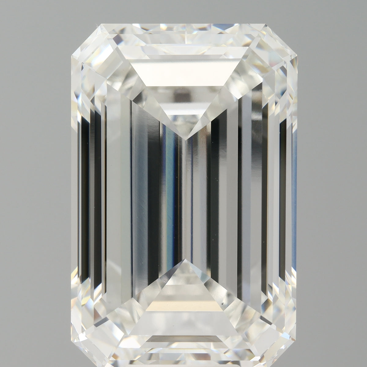12.53 Carat Emerald Shaped, Ideal Cut, F Color, VS1 Clarity, IGI Certified Lab Grown Diamond