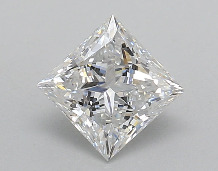 1.01 Carat Princess Shaped, Very Good Cut, E Color, VVS2 Clarity, IGI Certified Lab Grown Diamond