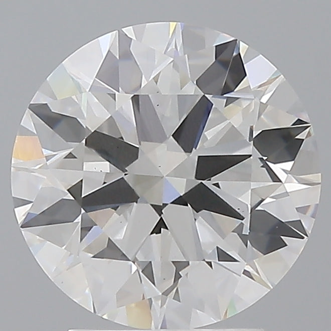 3.08 Carat Round Shaped, Ideal Cut, E Color, VS1 Clarity, IGI Certified Lab Grown Diamond