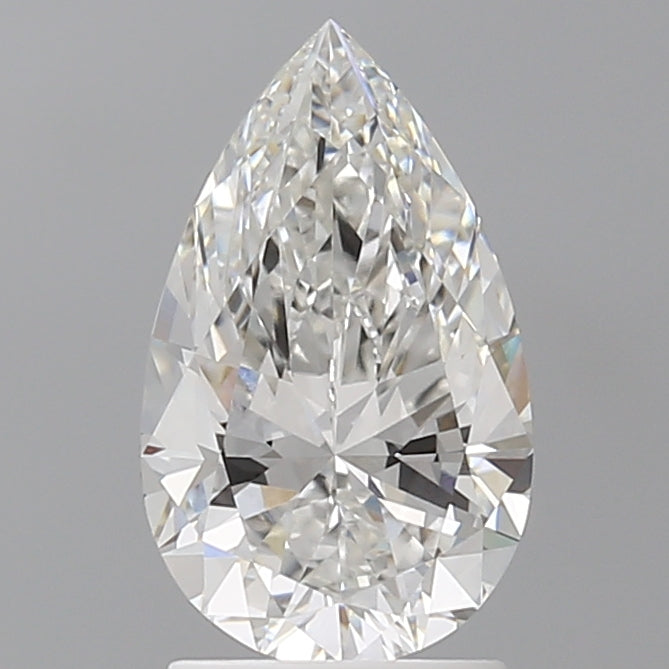 2.05 Carat Pear Shaped, Ideal Cut, F Color, VVS1 Clarity, IGI Certified Lab Grown Diamond