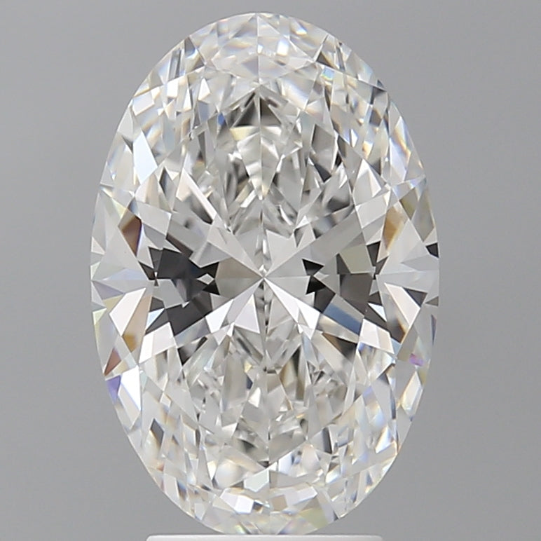 4.05 Carat Oval Shaped, Ideal Cut, E Color, VVS2 Clarity, IGI Certified Lab Grown Diamond