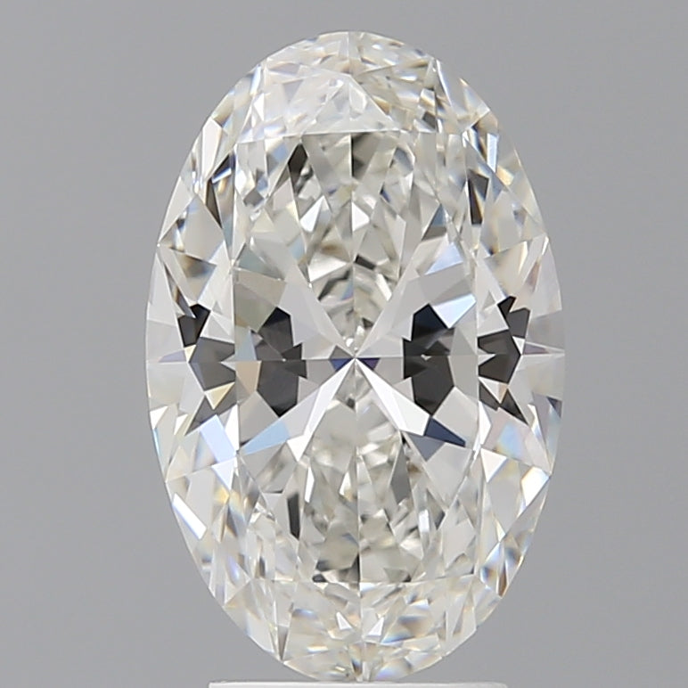 3.60 Carat Oval Shaped, Ideal Cut, F Color, VVS2 Clarity, IGI Certified Lab Grown Diamond