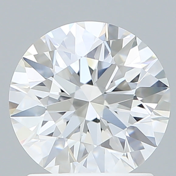 1.54 Carat Round Shaped, Ideal Cut, D Color, VVS2 Clarity, IGI Certified Lab Grown Diamond