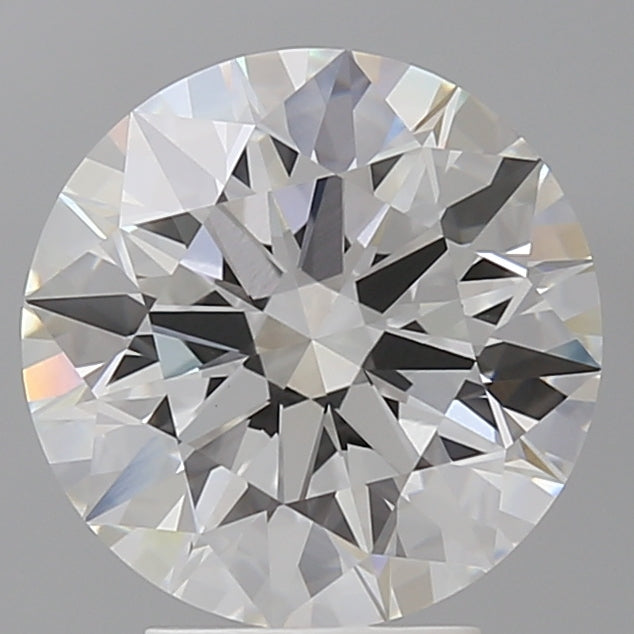 4.10 Carat Round Shaped, Ideal Cut, E Color, VVS2 Clarity, IGI Certified Lab Grown Diamond