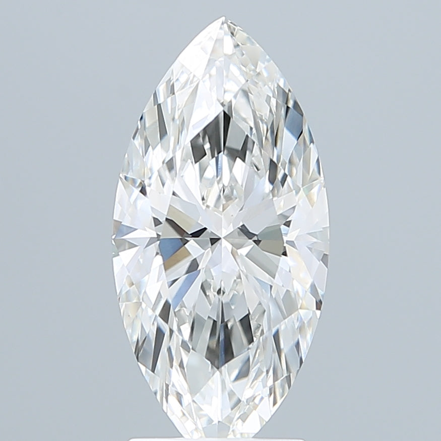 2.58 Carat Marquise Shaped, Ideal Cut, F Color, VVS2 Clarity, IGI Certified Lab Grown Diamond