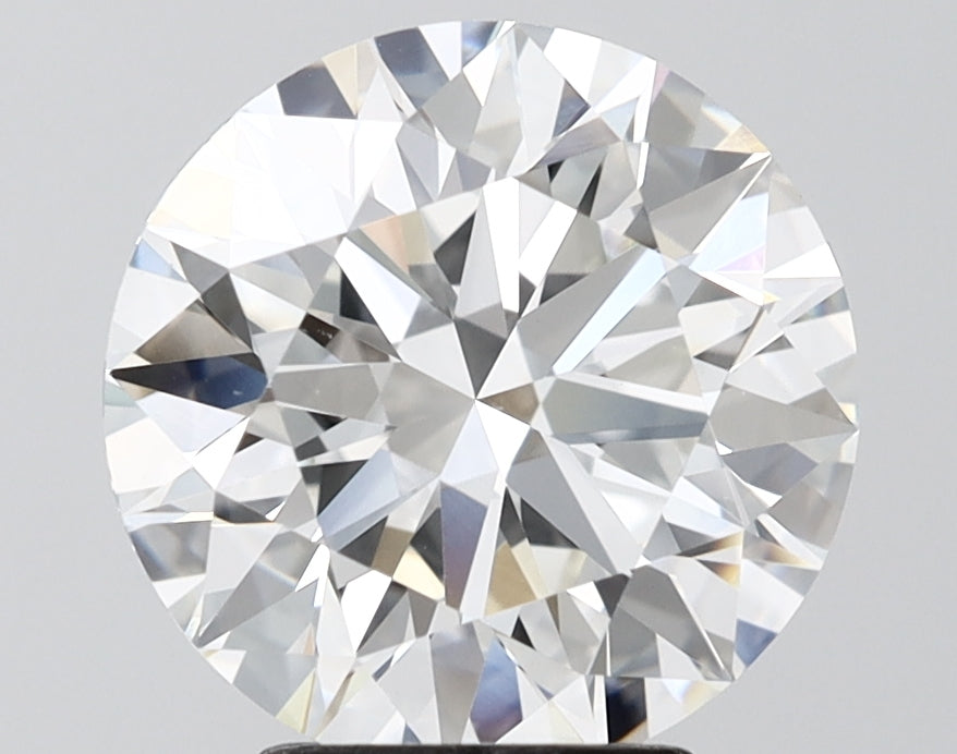 4.00 Carat Round Shaped, Ideal Cut, F Color, VVS2 Clarity, IGI Certified Lab Grown Diamond