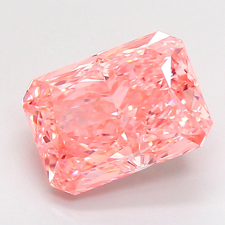 3.03 Carat Radiant Shaped, Excellent Cut, VVS2 Clarity, IGI Certified Lab Grown Diamond