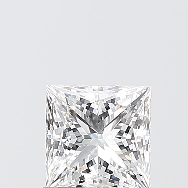 1.08 Carat Princess Shaped, Ideal Cut, E Color, VVS1 Clarity, IGI Certified Lab Grown Diamond