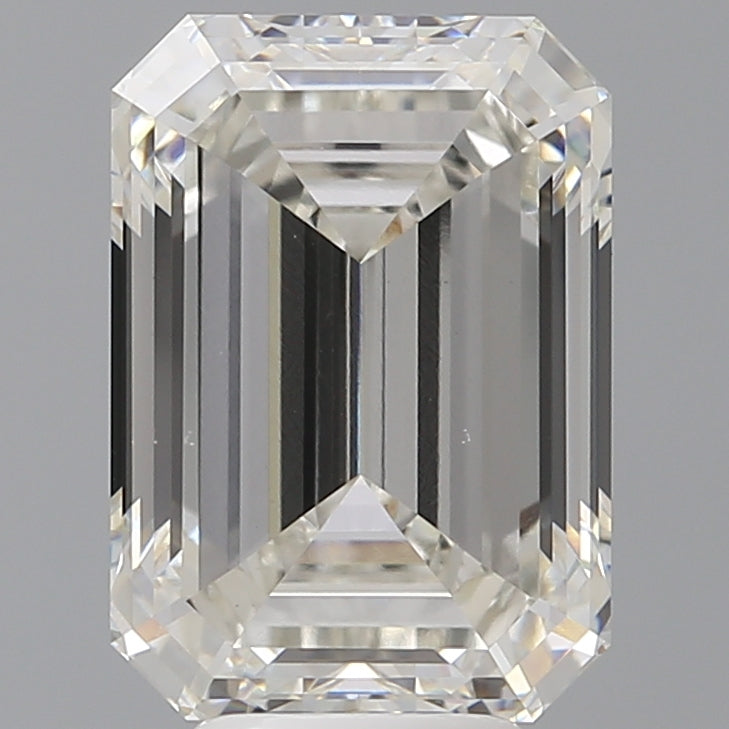 6.52 Carat Emerald Shaped, Excellent Cut, G Color, VS1 Clarity, IGI Certified Lab Grown Diamond