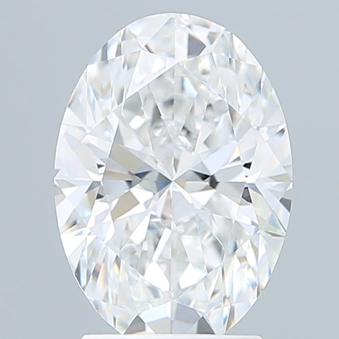 2.60 Carat Oval Shaped, Ideal Cut, D Color, VVS2 Clarity, IGI Certified Lab Grown Diamond