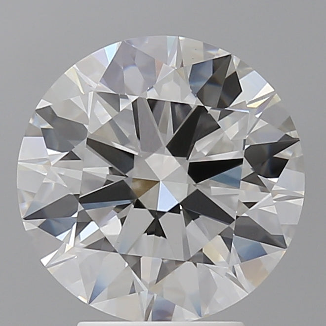 4.04 Carat Round Shaped, Ideal Cut, F Color, VVS2 Clarity, IGI Certified Lab Grown Diamond