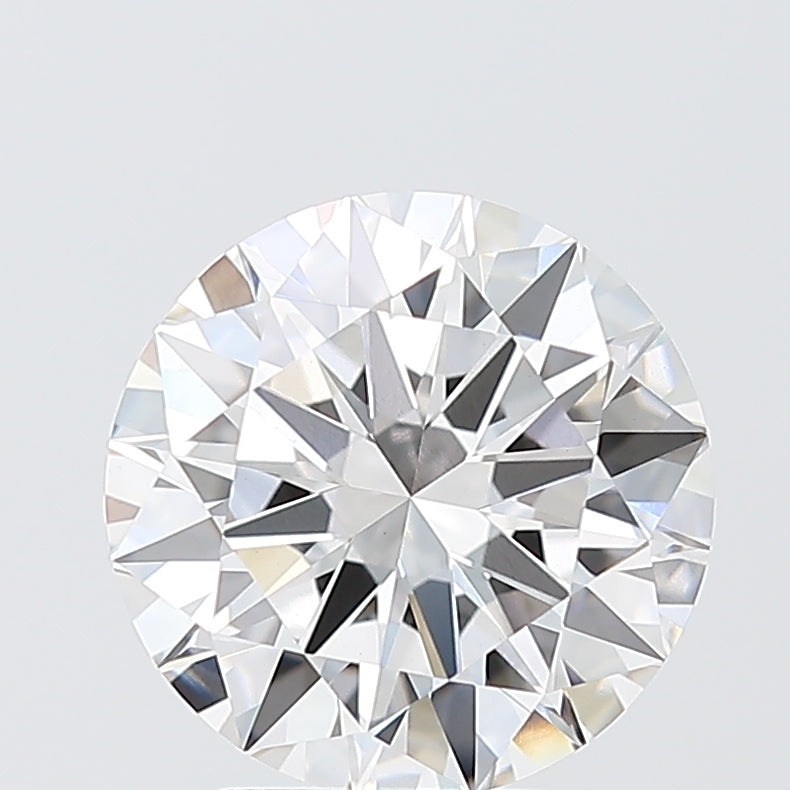 3.02 Carat Round Shaped, Excellent Cut, F Color, VVS2 Clarity, IGI Certified Lab Grown Diamond