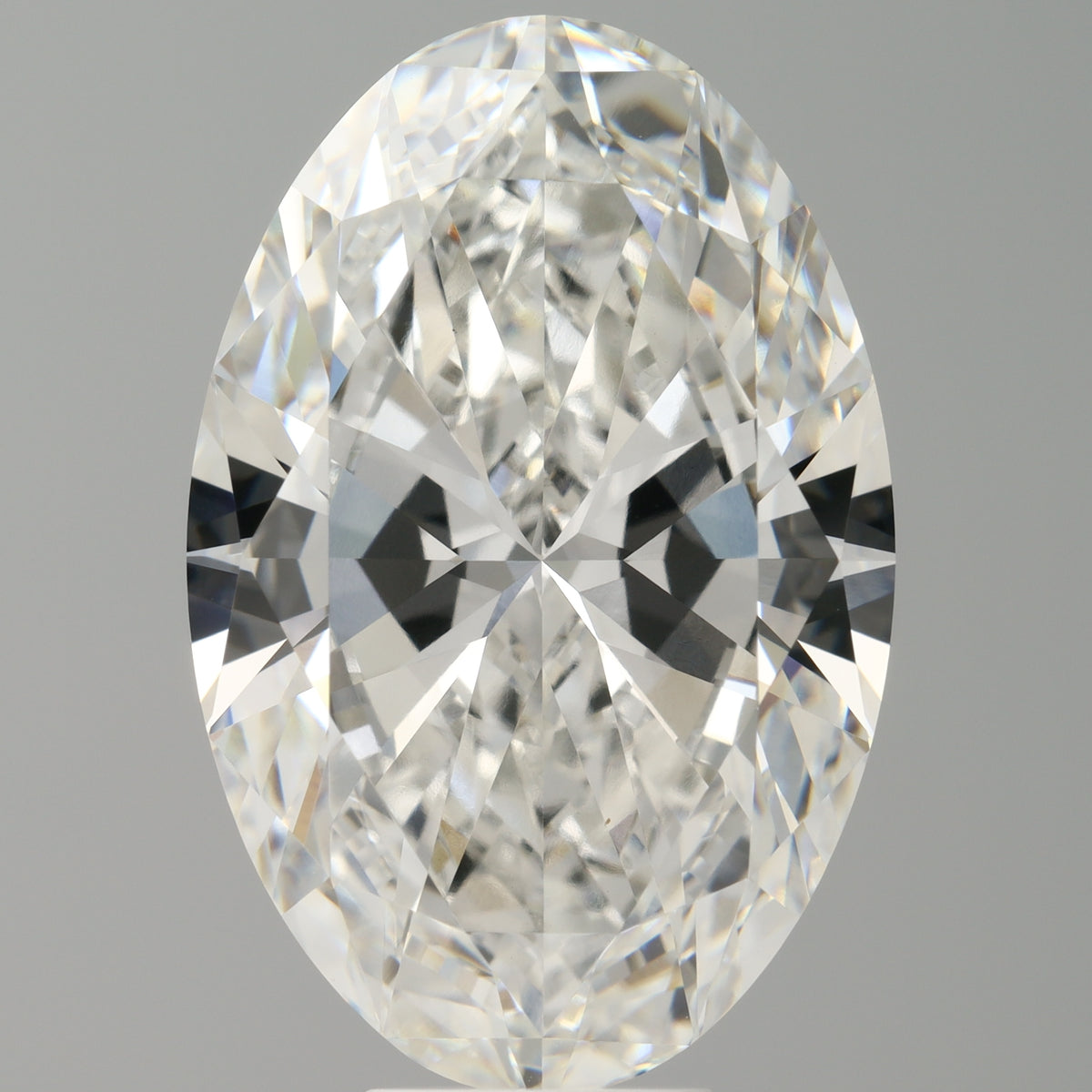 10.00 Carat Oval Shaped, Ideal Cut, F Color, VVS2 Clarity, IGI Certified Lab Grown Diamond