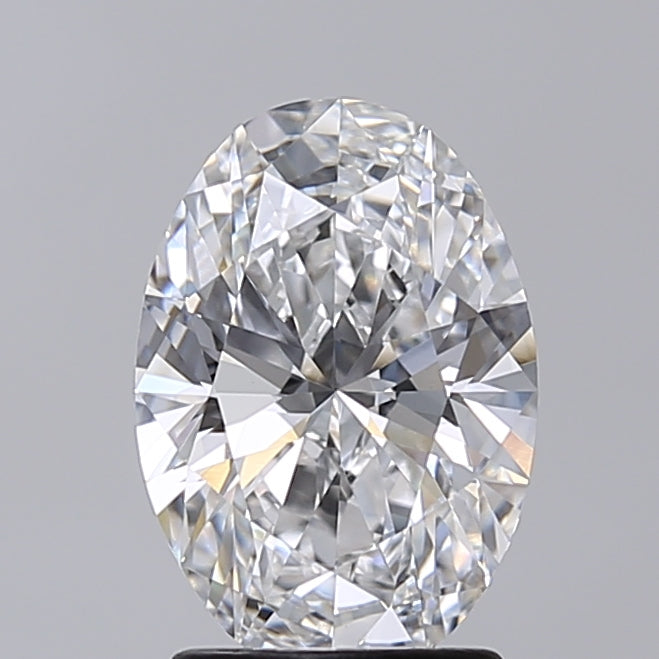 2.00 Carat Oval Shaped, Excellent Cut, D Color, VVS2 Clarity, IGI Certified Lab Grown Diamond