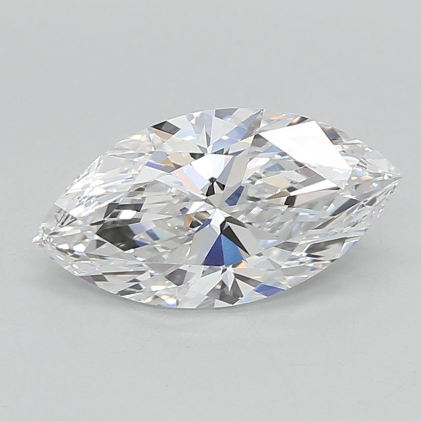 1.52 Carat Marquise Shaped, Ideal Cut, D Color, VVS1 Clarity, IGI Certified Lab Grown Diamond