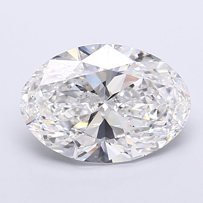5.08 Carat Oval Shaped, Very Good Cut, E Color, VS2 Clarity, IGI Certified Lab Grown Diamond