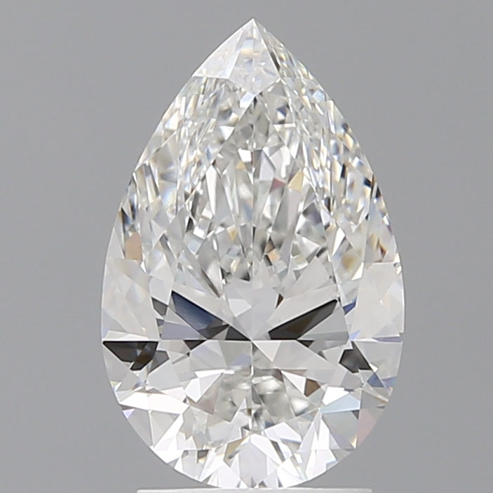 2.56 Carat Pear Shaped, Ideal Cut, E Color, VVS2 Clarity, IGI Certified Lab Grown Diamond